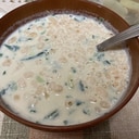ポン酢で簡単シェントウジャン風豆乳スープ